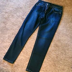KanCan Dark high rise skinny jeans